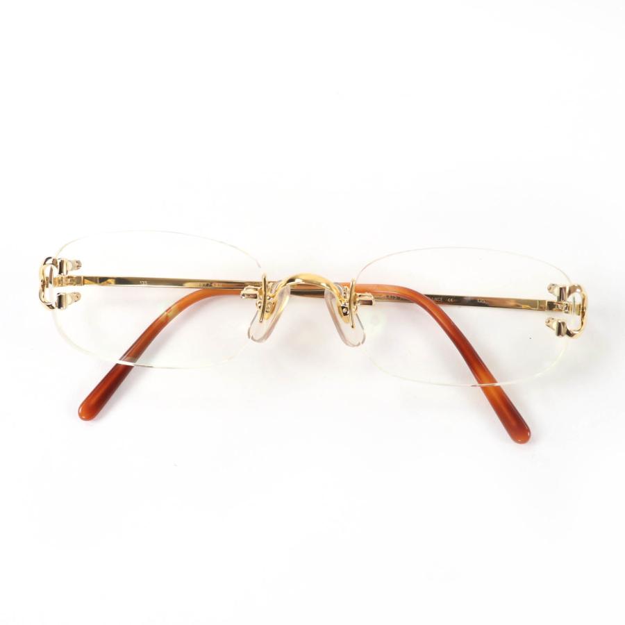 Cartier（カルティエ） 美品☆Cartier 135 リムレス ツーポイント