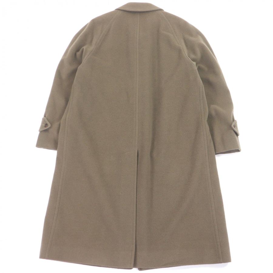 良品◎バーバリー ロンドン カシミヤ100% ロングコート L キャメル