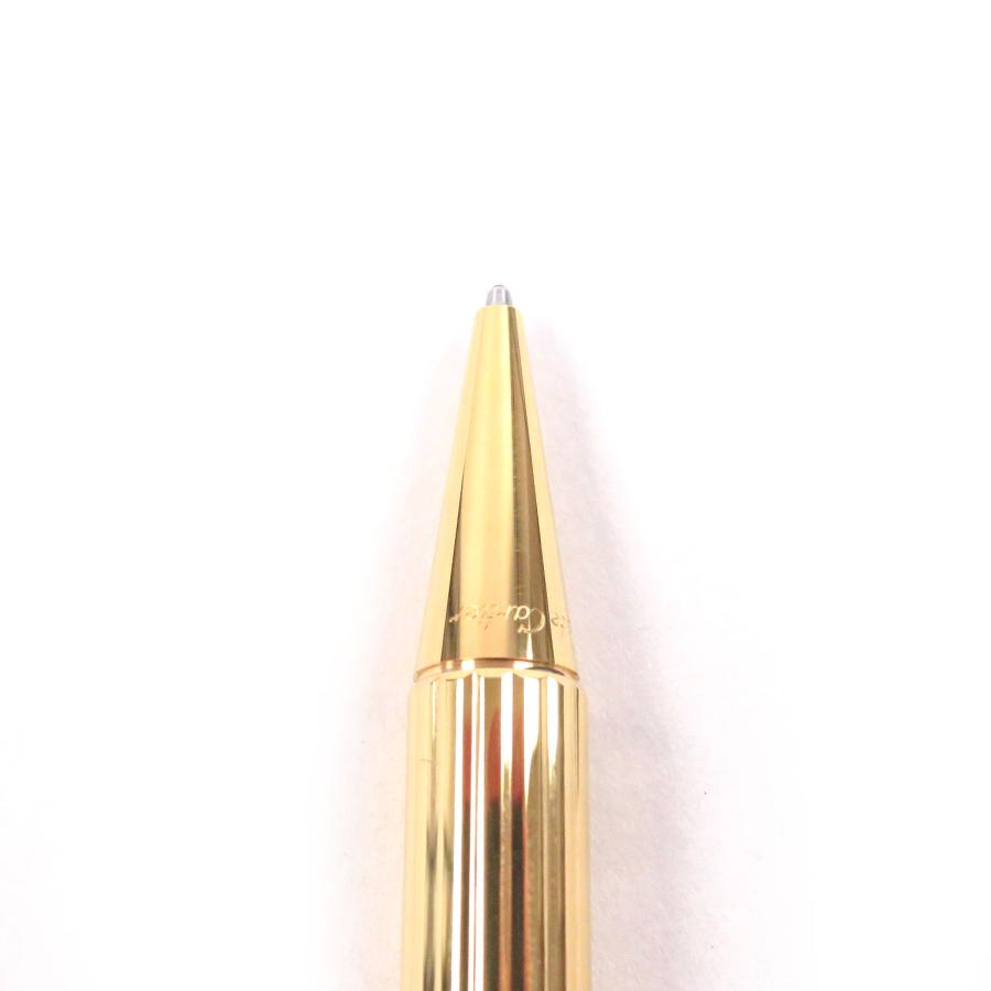 匿名発送　Cartier カルティエ トリニティ ツイスト式ボールペン ゴールド Cartier（カルティエ） 美品□Cartier トリニティ ツイスト式