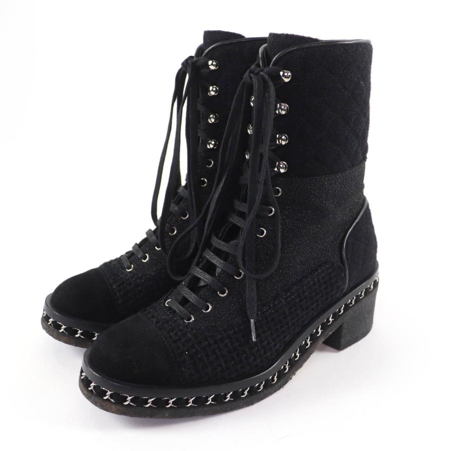 CHANEL（シャネル） 美品☆CHANEL G32142 スウェードレザー使い ココ 