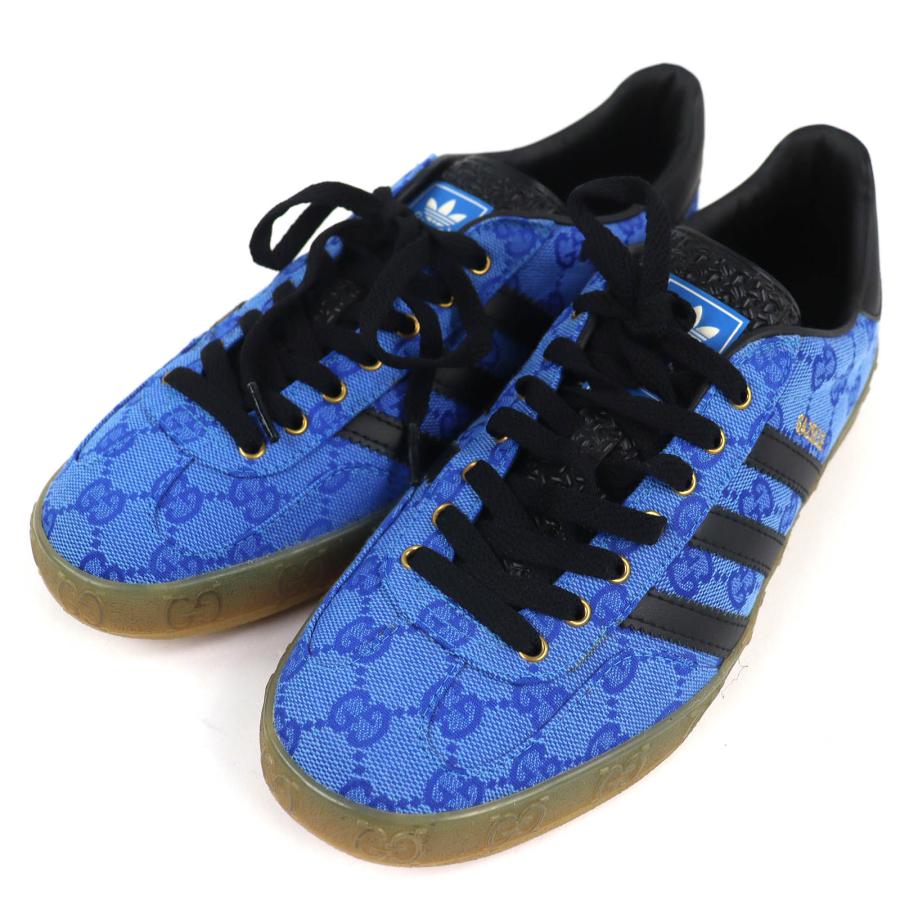 未使用品△GUCCI×adidas グッチ×アディダス 737967 GAZELLE ガゼル GG