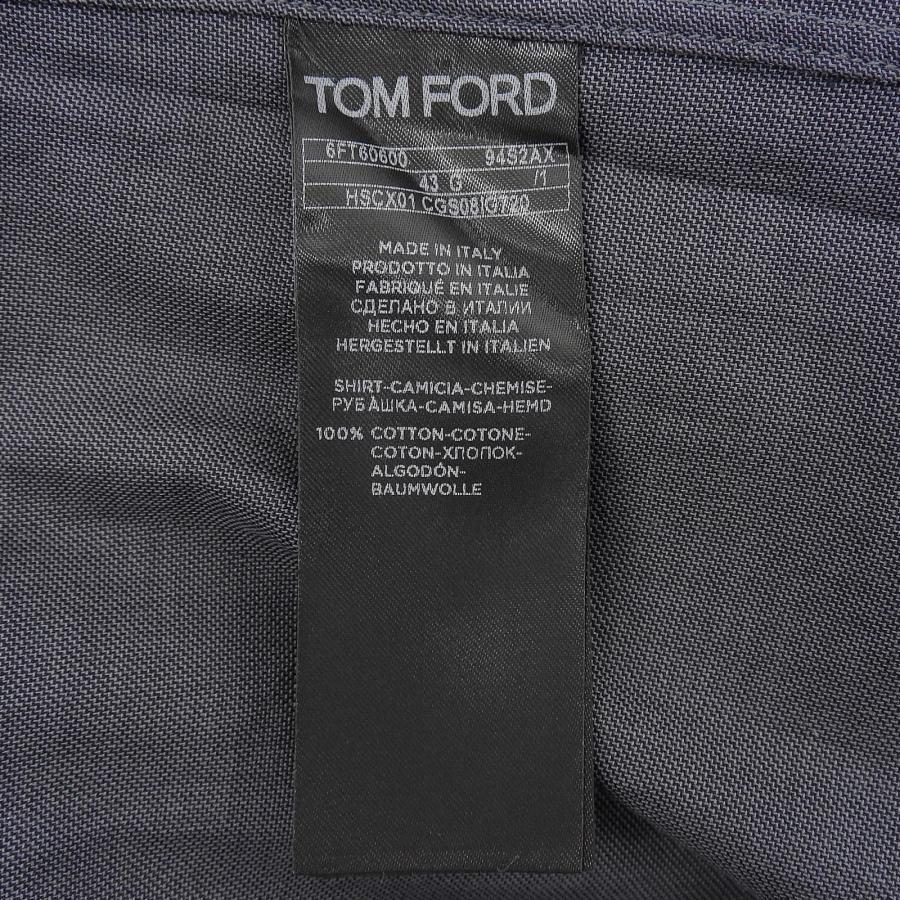 美品△TOM FORD トムフォード コットン100％ ロングスリーブ ダブル