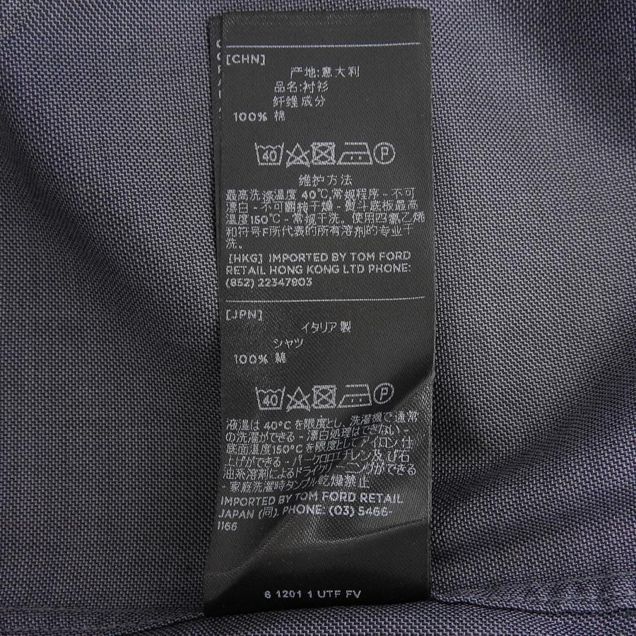 美品△TOM FORD トムフォード コットン100％ ロングスリーブ ダブル