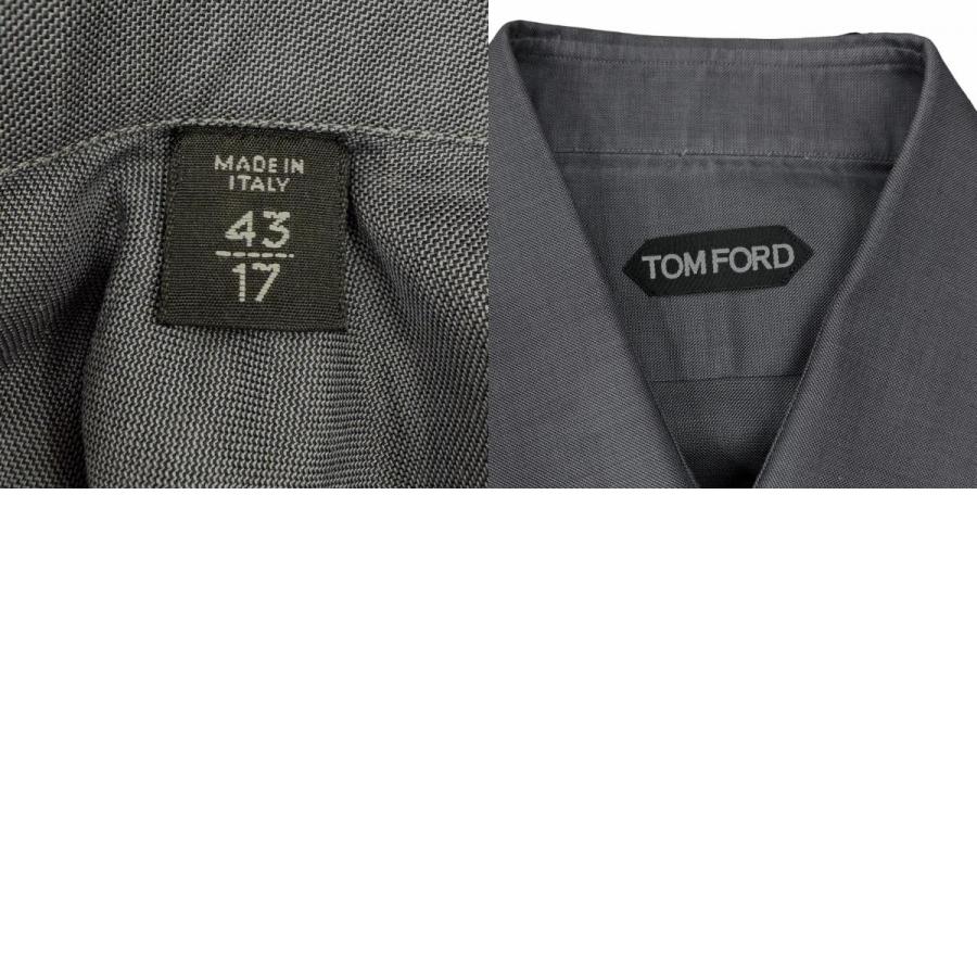 美品△TOM FORD トムフォード コットン100％ ロングスリーブ ダブル
