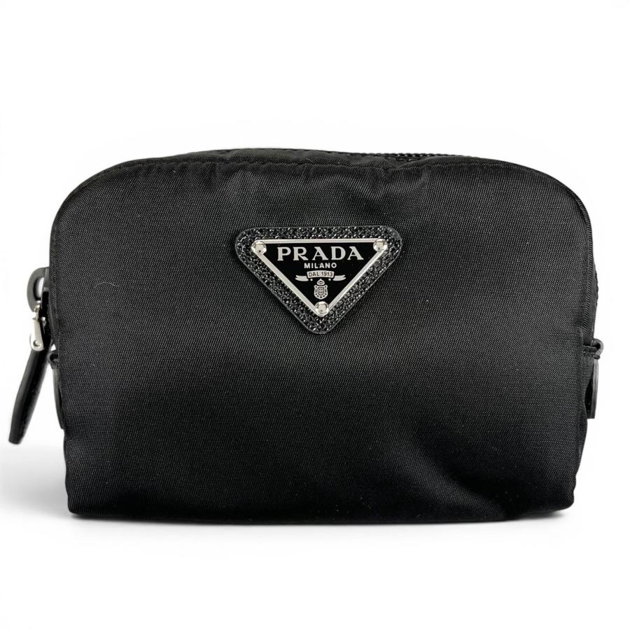 PRADA（プラダ） 極美品△PRADA Re-Nylon トライアングルロゴ コスメ