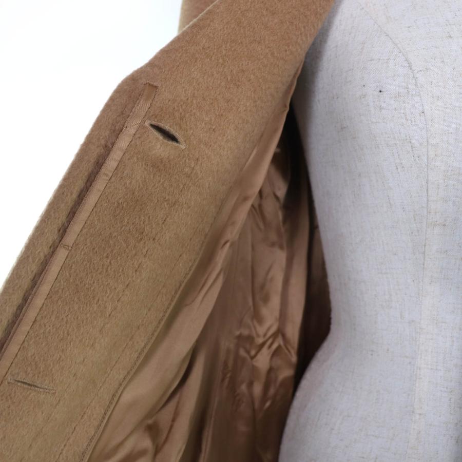 Max Mara（マックスマーラ） 極美品☆Max Mara キャメル100% 襟ミンク