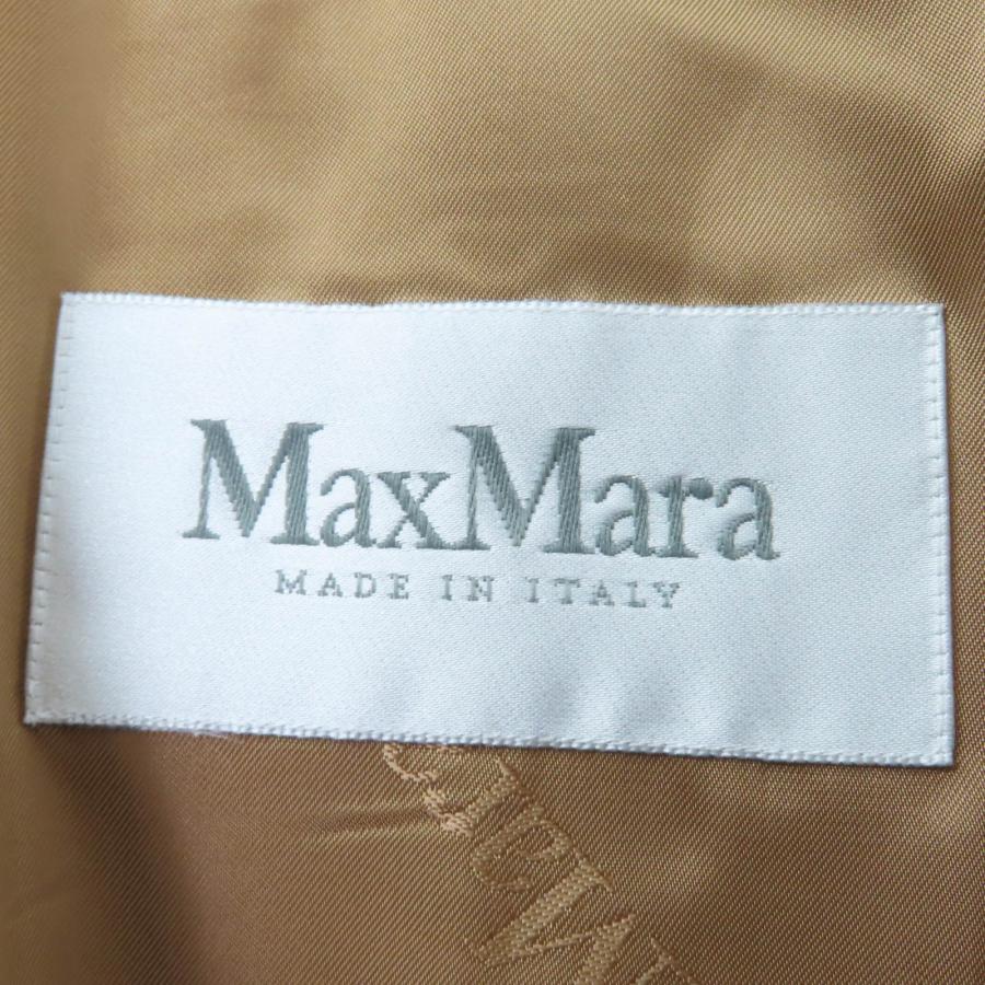Max Mara（マックスマーラ） 極美品☆Max Mara キャメル100% 襟ミンク