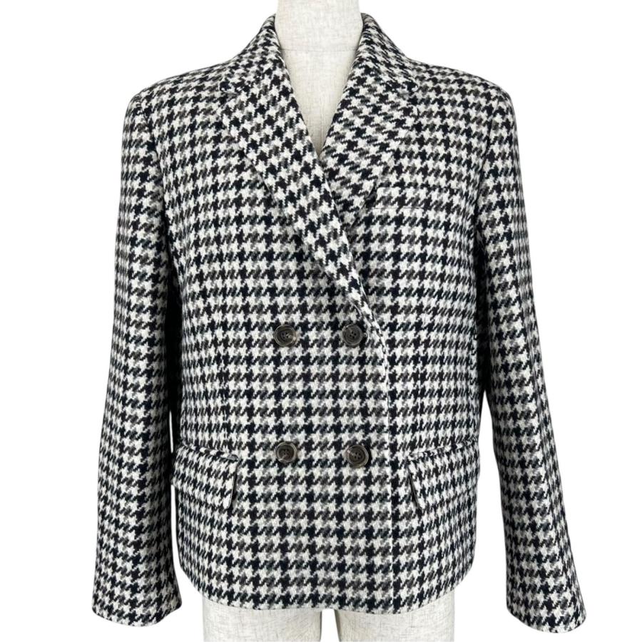 theory（セオリー） 極美品△theory SQUARE DB JKT ウール100％ 千鳥格