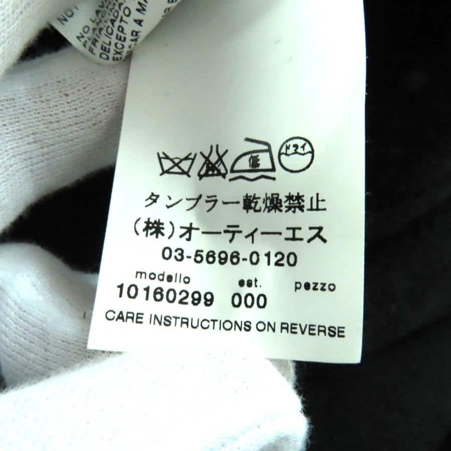 極美品★Max Mara マックスマーラ カシミヤ100% 白タグ Cucito A Mano コート アウター ブラック 40 イタリア製 正規品 レディースの画像