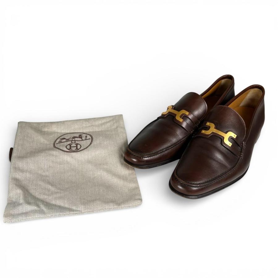 HERMES（エルメス） 美品△HERMES ゴールド金具 Hロゴ金具 ビット
