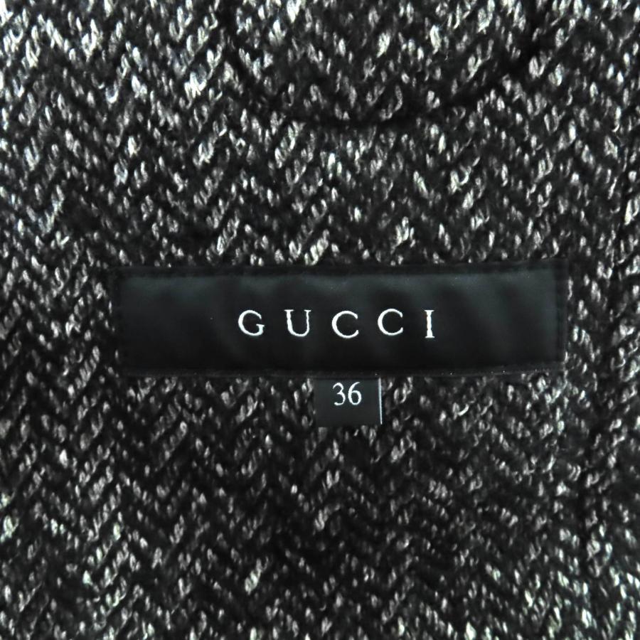 GUCCI（グッチ） 極美品☆GUCCI 348694 ウール コットン混 フード