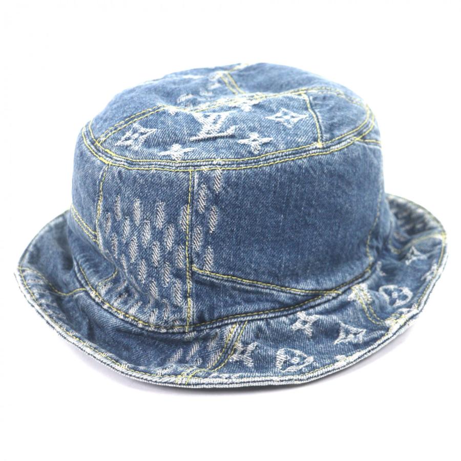 美品▽ルイヴィトン ニゴー MP2733 ボネ ダミエ ジャイアント ウェーブ