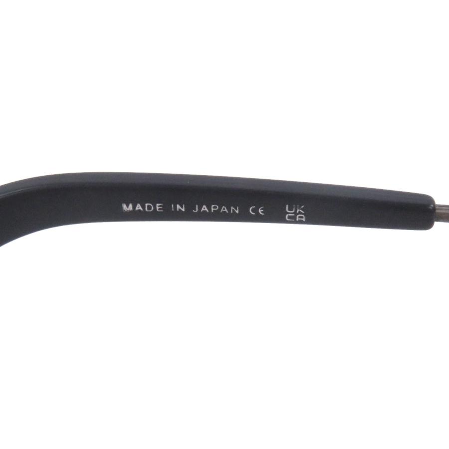 極美品□DITA ディータ DTX142-A-03 TYPOGRAPHER ハーフリム サーモントメガネ 眼鏡 ネイビー シルバー 52□19-140 日本製 定価123200円_8