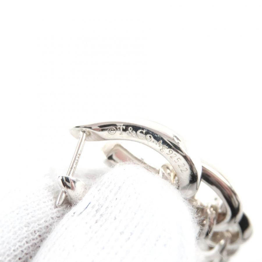 美品★TIFFANY&Co. ティファニー AG925 フォージドロップリンク ピアス アクセサリー シルバー 重量19.97g レディース_5