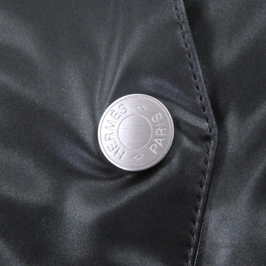 HERMES（エルメス） 極美品□HERMES セリエボタン HロゴWZIP 中綿入り