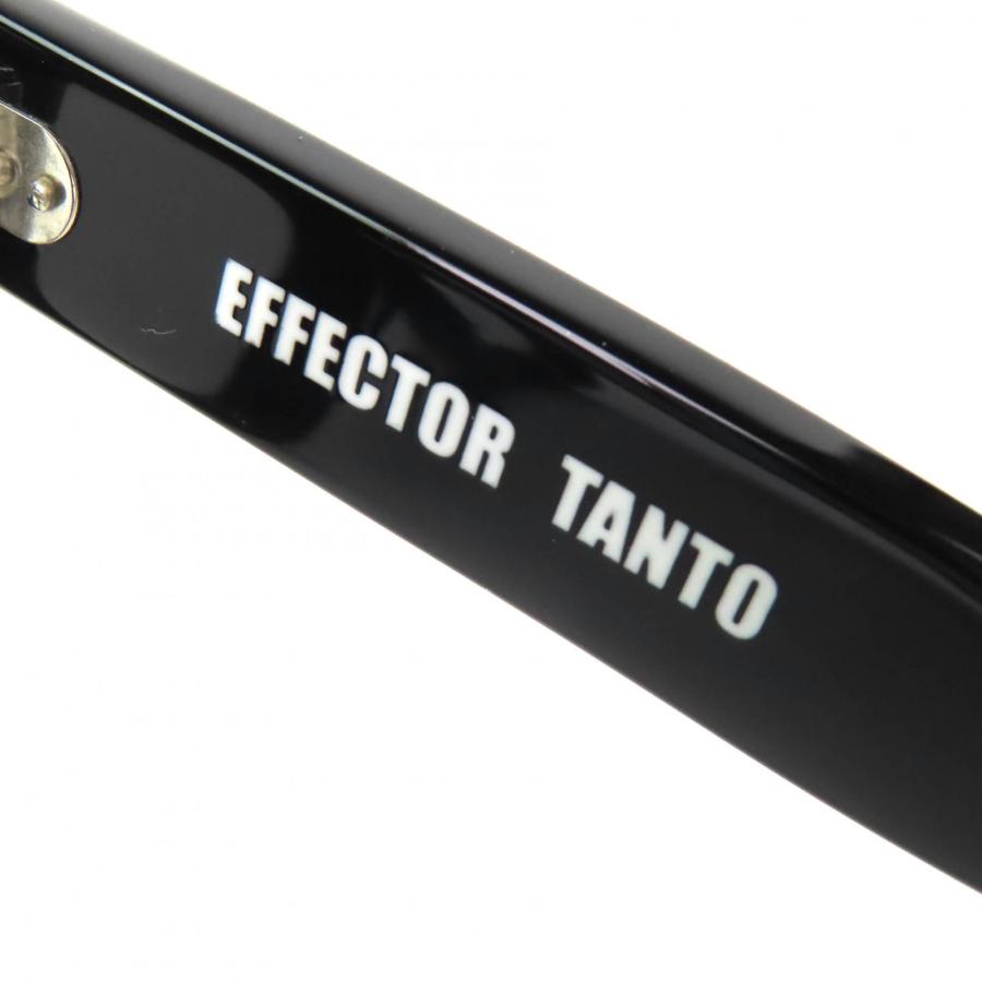 良品△EFFECTOR エフェクター TANTO ボストン メガネ 眼鏡 アイウェア ブラック 度入り ケース付き 日本製 メンズ 良品△EFFECTOR エフェクター TANTO ボストン メガネ 眼鏡 アイウェア