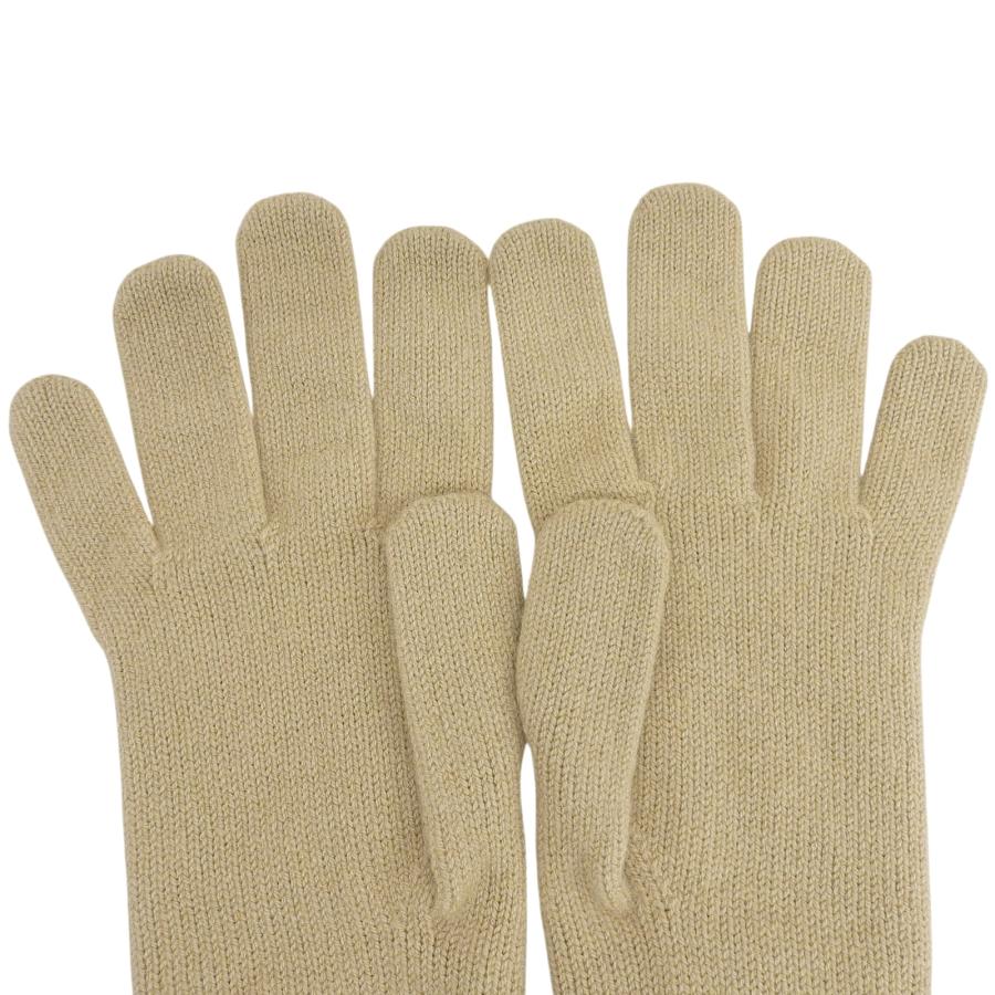 未使用品▲BURBERRY バーバリー 8098890 カシミヤ ノバチェックインターシャ 手袋 グローブ ベージュ M/L 英国製 メンズ_3