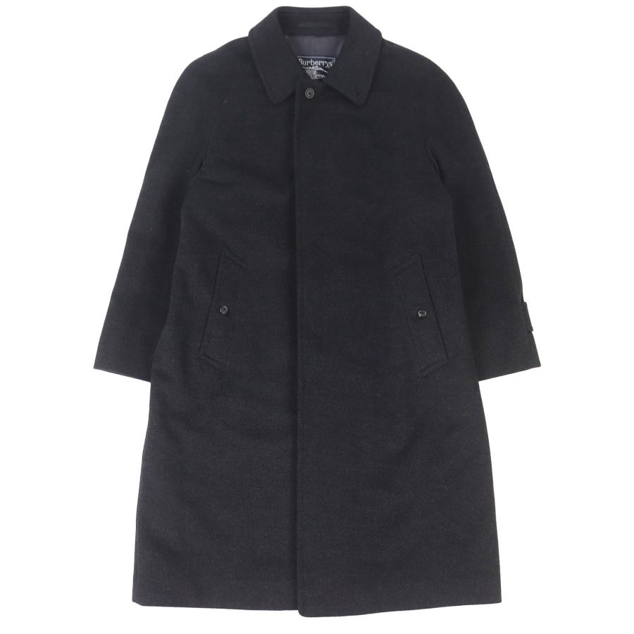 美品△Burberrys バーバリー ヴィンテージ カシミヤ ウール ロング