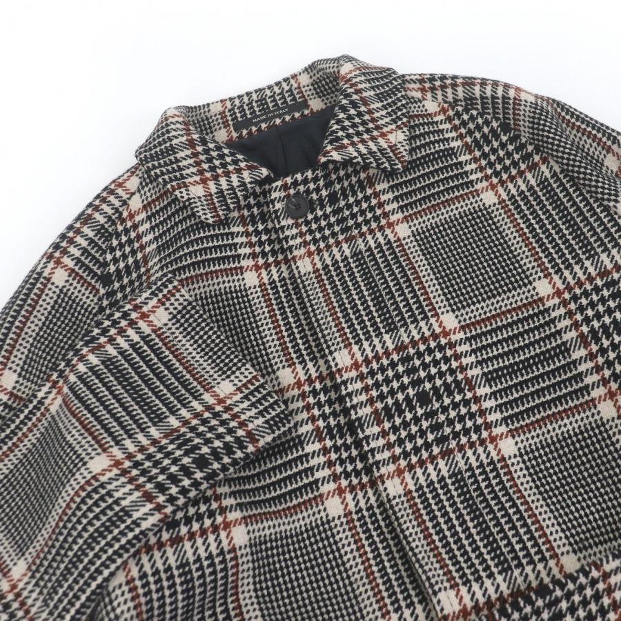 極美品□TAGLIATORE タリアトーレ グレンチェック柄 ベルト付き フライ