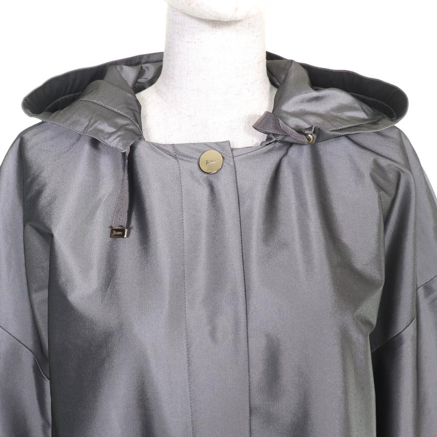HERNO（ヘルノ） 極美品△Herno GC0182D ロゴプレート フード付き