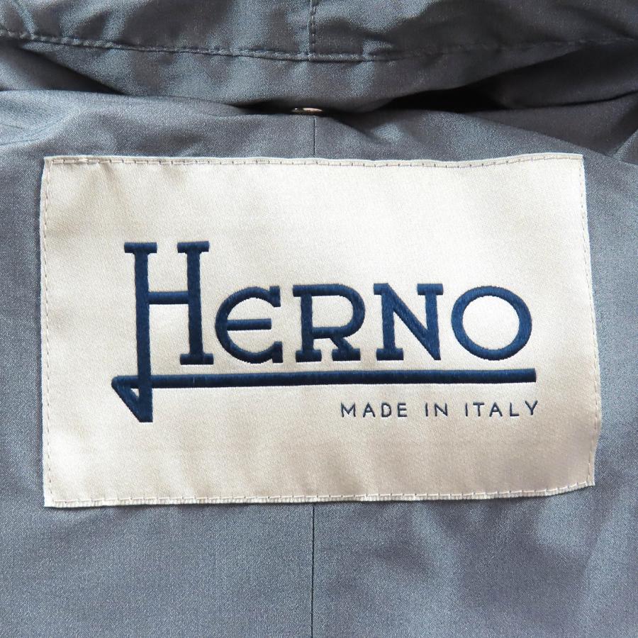 HERNO（ヘルノ） 極美品△Herno GC0182D ロゴプレート フード付き