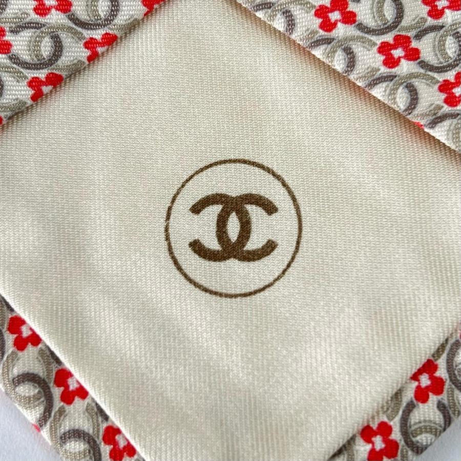 CHANEL（シャネル） 未使用品△CHANEL シルク100% ココマーク フラワー