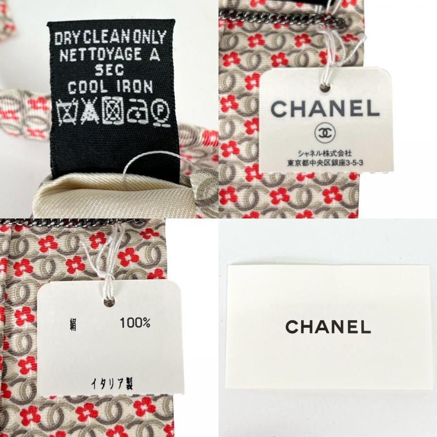 CHANEL（シャネル） 未使用品△CHANEL シルク100% ココマーク フラワー