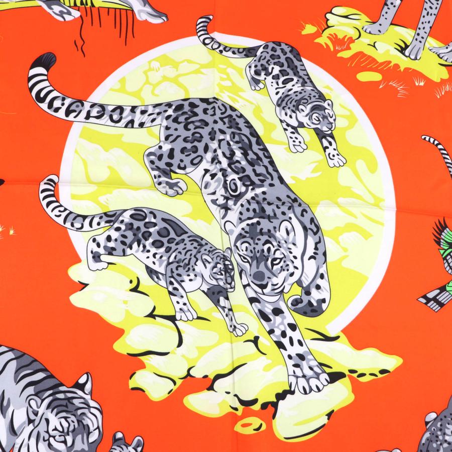 HERMES（エルメス） 美品☆HERMES カレ140 tendresse feline 野生の