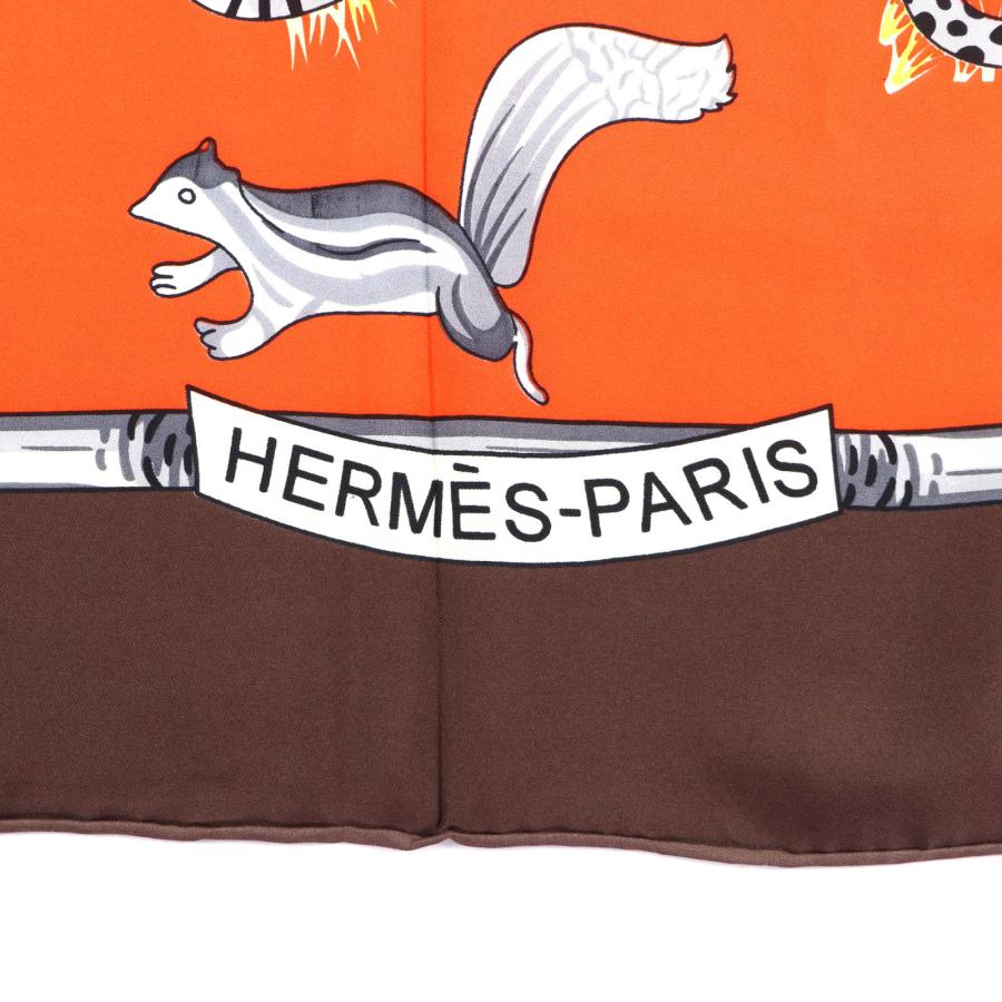 HERMES（エルメス） 美品☆HERMES カレ140 tendresse feline 野生の