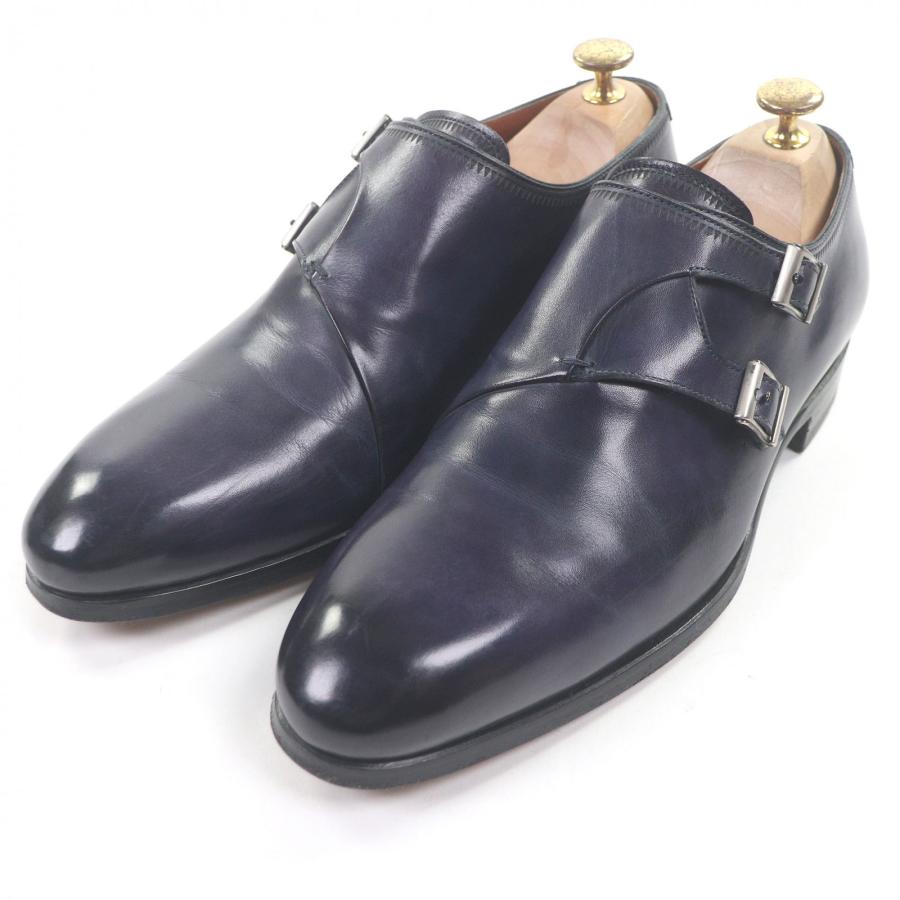 【期間値下】MAGNANNI マグナーニ モンクストラップ パティーヌ38 美品□MAGNANNI マグナーニ MAGNANNI SELECTION パティーヌレザー