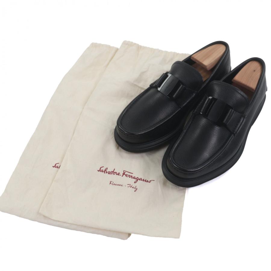 極美品▽Salvatore Ferragamo サルヴァトーレフェラガモ 673838 ヴァラ