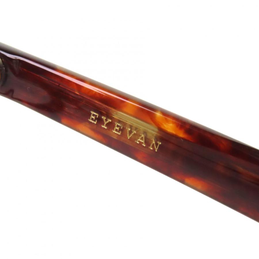 極美品△EYEVAN アイヴァン Conner TORT2 べっ甲柄 ボストンシェイプ
