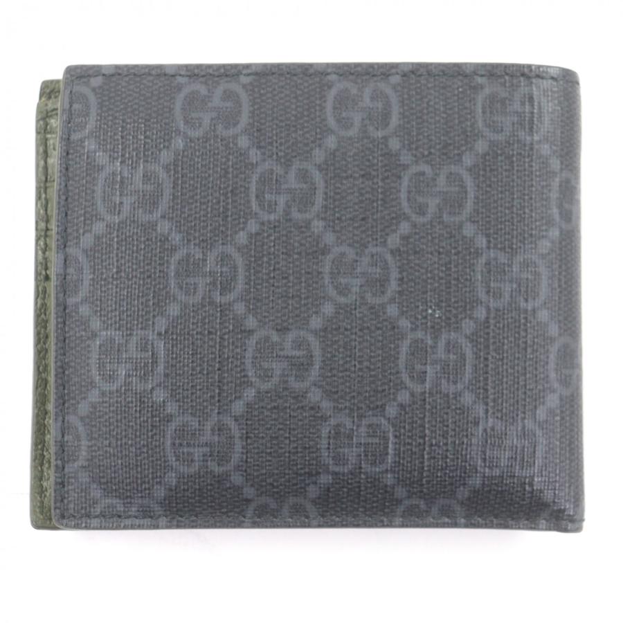 GUCCI（グッチ） 美品□GUCCI 768243 レザー GGスプリームキャンバス