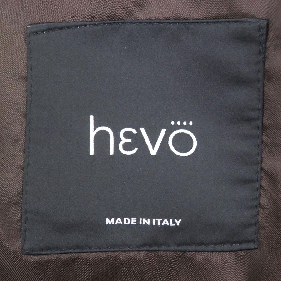 美品□Hevo イーヴォ ウール ミックス シングル チェスターコート