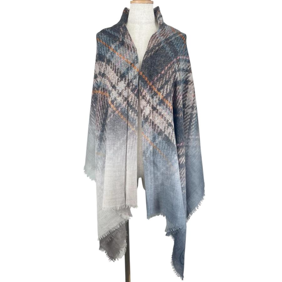CHANEL（シャネル） 美品△CHANEL カシミヤ100% タータンチェック ココ 
