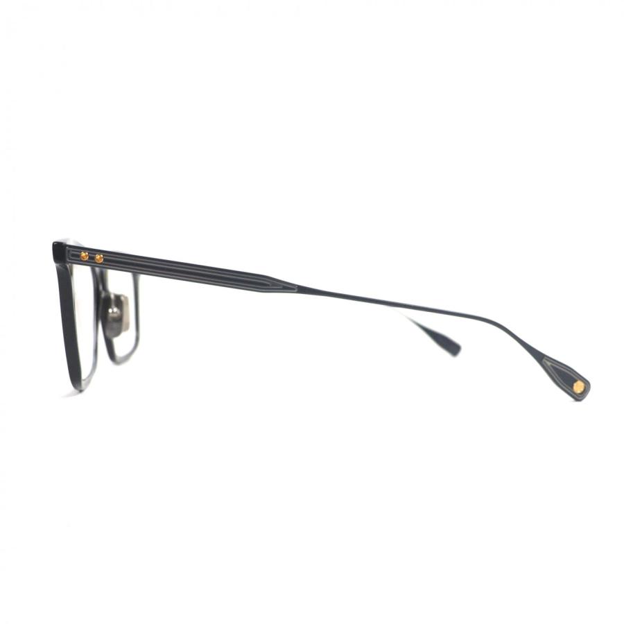 未使用品▼DITA ディータ DTX433-A-02 ARINU Navy-Silver ロゴ金具 ウェリントン メガネ 眼鏡 アイウェア 53□17-148 日本製 メンズ 定価101,200円 未使用品▽DITA ディータ DTX433-A-02 ARINU NavySilver ロゴ金具