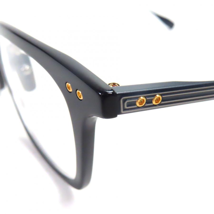 未使用品▼DITA ディータ DTX433-A-02 ARINU Navy-Silver ロゴ金具 ウェリントン メガネ 眼鏡 アイウェア 53□17-148 日本製 メンズ 定価101,200円 未使用品▽DITA ディータ DTX433-A-02 ARINU NavySilver ロゴ金具