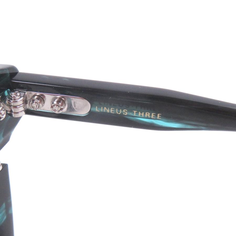 未使用品□DITA ディータ DTX731 LINEUS-THREE メガネ 眼鏡 アイウェア ブラック クリアブルー 49□21-145 日本製 メンズ 定価108900円_7