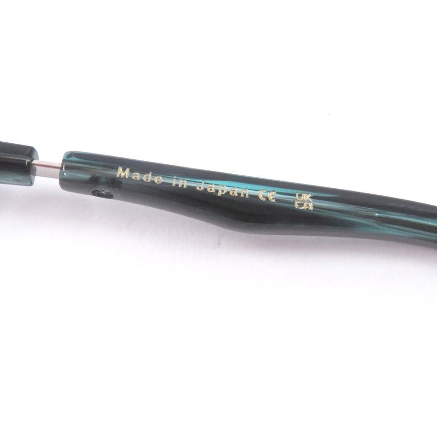 未使用品□DITA ディータ DTX731 LINEUS-THREE メガネ 眼鏡 アイウェア ブラック クリアブルー 49□21-145 日本製 メンズ 定価108900円_9
