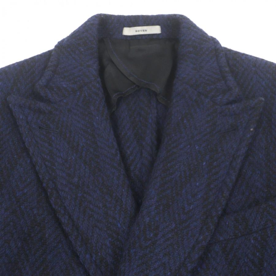 極美品▽BOGLIOLI ボリオリ C2101E DOVER ウール100% 織柄 ロゴ入り