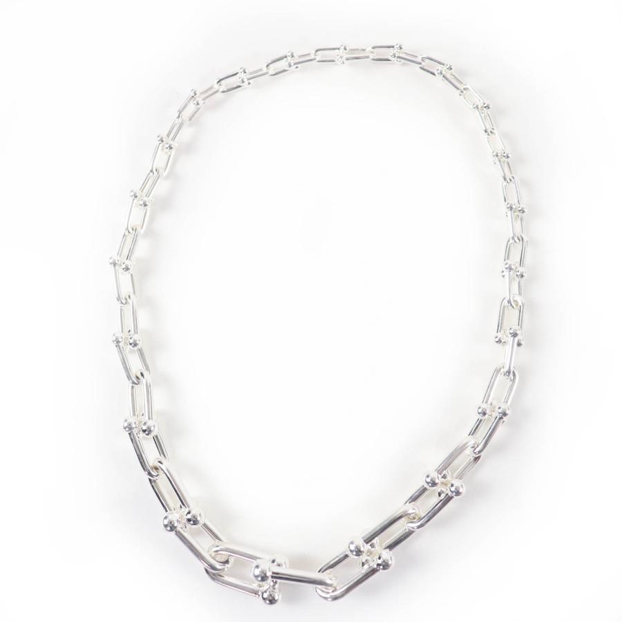 美品 ティファニー ハードウェア グラジュエイテッドリンク ネックレス TIFFANY&Co.（ティファニー） 極美品☆TIFFANY&Co. ハードウェア グラ
