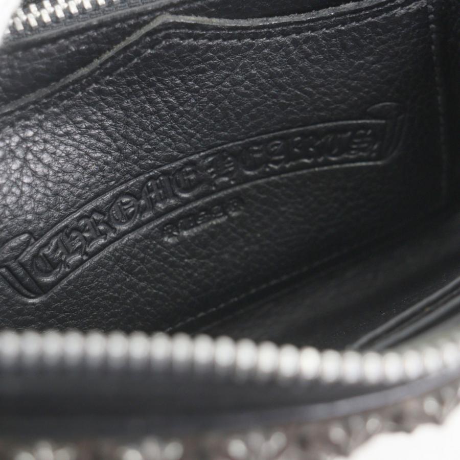 極美品▽CHROME HEARTS クロムハーツ レザー 925 REC F ZIP フルゼロ 