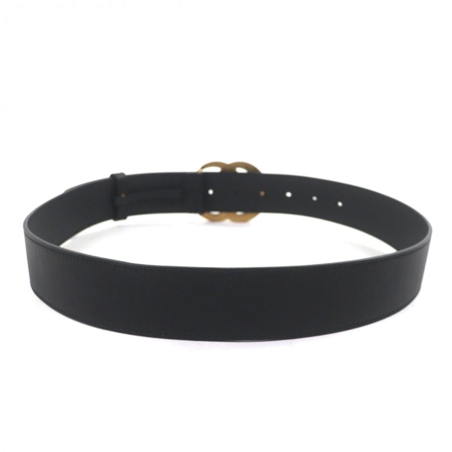 GUCCI（グッチ） 美品▽GUCCI 400593 ダブルG ワイドベルト レザー GG