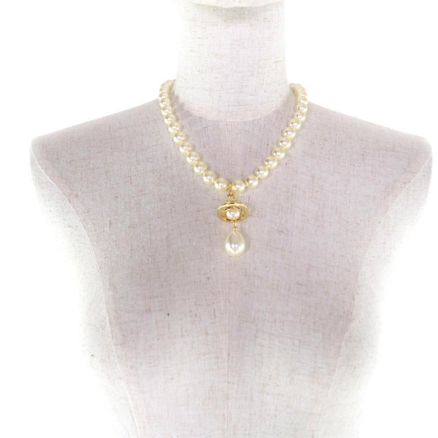美品☆Vivienne Westwood ヴィヴィアンウエストウッド ONE ROW PEARL 