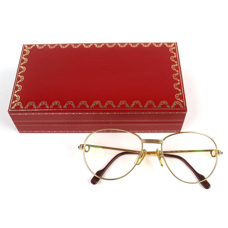 Cartier トリニティ メガネ Cartier（カルティエ） 美品△Cartier ヴィンテージ トリニティ 2P