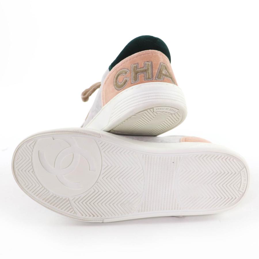 CHANEL（シャネル） 美品☆CHANEL G36295 ロゴ入り レースアップ