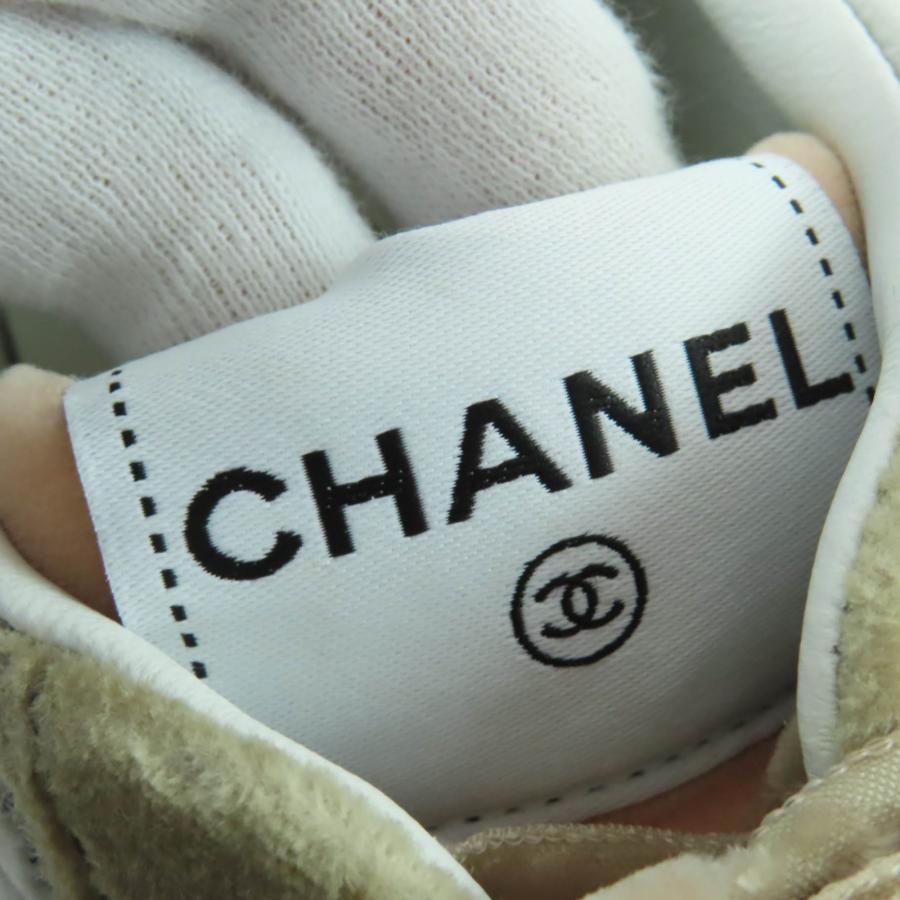CHANEL（シャネル） 美品☆CHANEL G36295 ロゴ入り レースアップ
