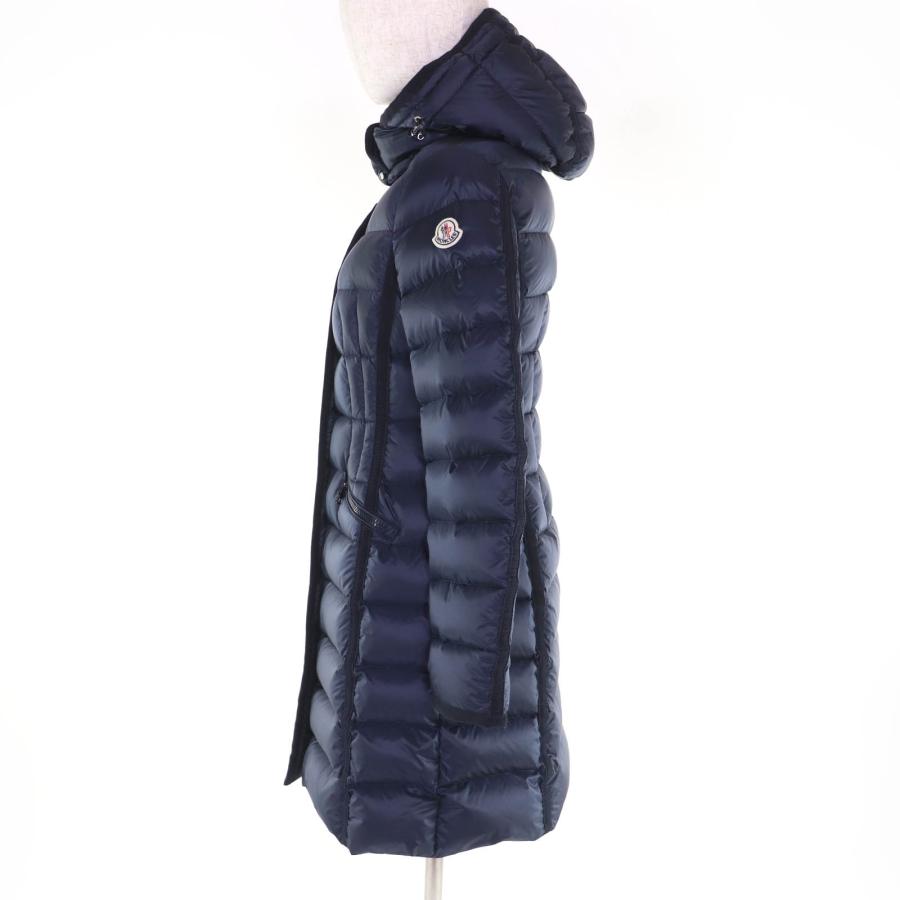 専用 モンクレール エルミンヌ ロゴワッペン フード ロングダウンコート MONCLER（モンクレール） 極美品☆MONCLER HERMINE エルミンヌ ロゴ
