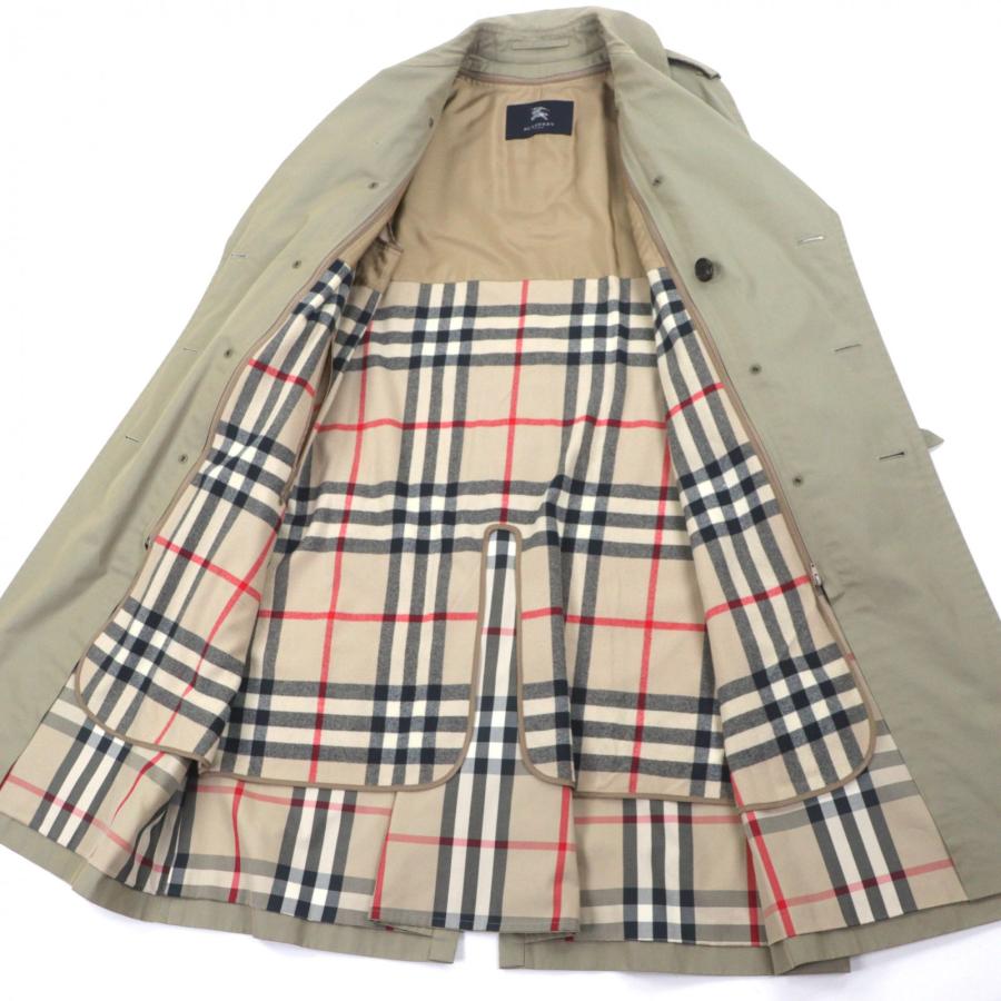 美品　バーバリーロンドン　トレンチコート　カシミヤ混ライナー　ノバチェック 良品▽BURBERRY LONDON バーバリーロンドン 裏ノバチェック柄 カシミヤ