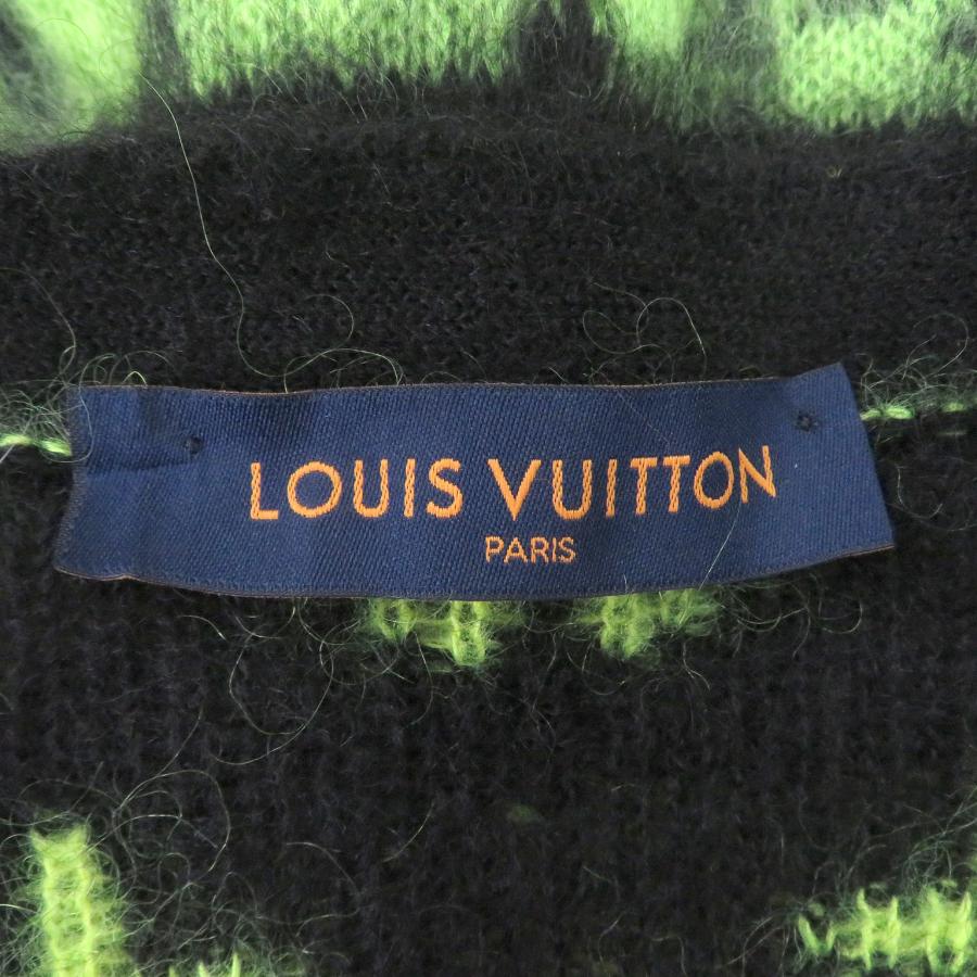極美品□LOUIS VUITTON ルイヴィトン 2022年製 モヘア モノグラム シャギー ニットカーディガン マルチカラー L イタリア製 正規品 メンズ LOUIS VUITTON（ルイ・ヴィトン） 極美品□LOUIS VUITTON 2022年製